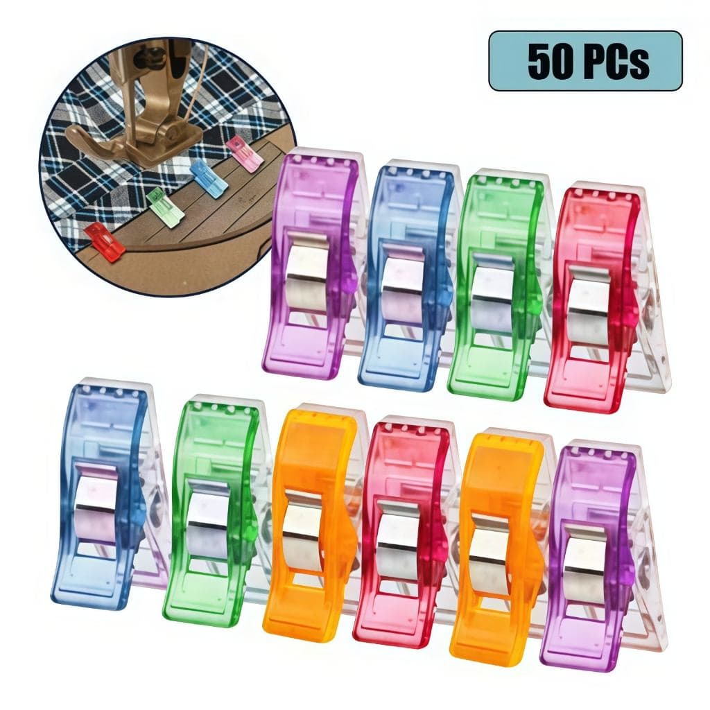 Clipes de Prendedor De Costura Plástico Gancho Multiuso Plástico para Patchwork Clolorido TOP