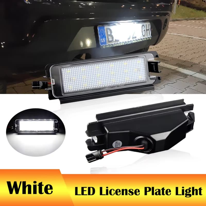 1pc LED Lâmpada De Luz Da Placa De Identificação Para Renault Símbolo Logan Dacia Sandero II 2012-up 12V