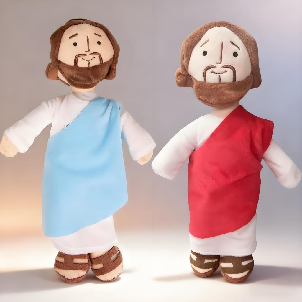32cm Jesus De Pelúcia Virgem Maria Pelucia Stuffed Plushie Meu Amigo Jesus Boneca Cristo Jesus