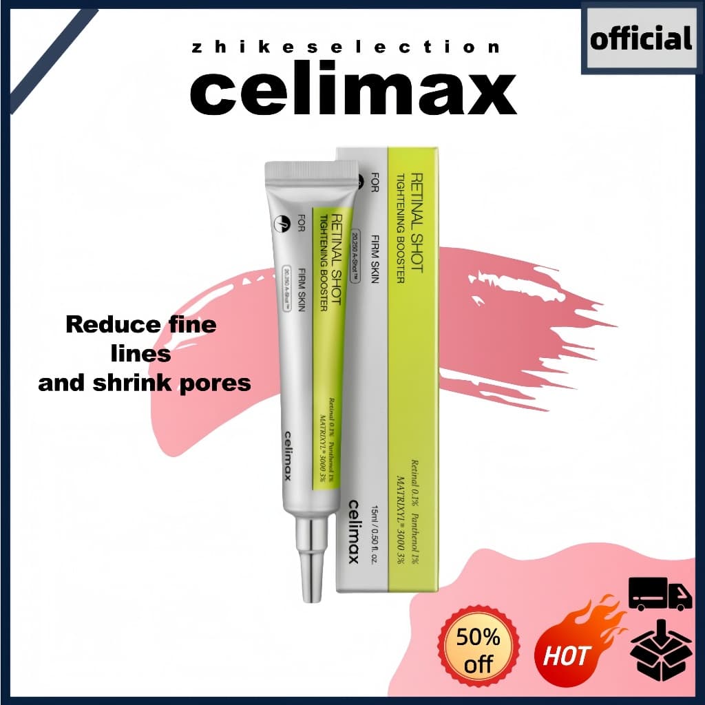 4.4 Creme Firmador De Retinol Celixa 15 ml/Vita-A Serum 30ml/Reduz Linhas Finas/Aperte Pele