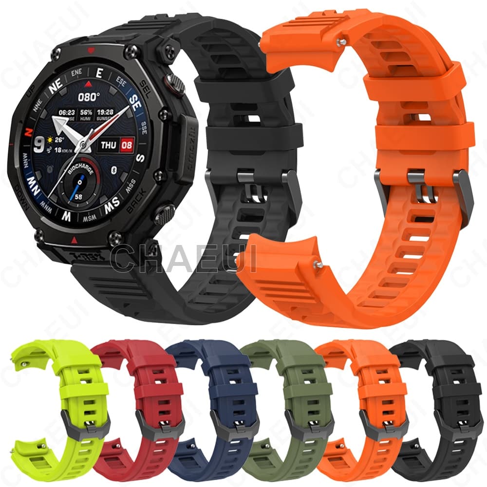 Acessórios De Laço De Pulseira De Silicone Para Amazfit T-Rex 3 / T-Rex 3 Pro