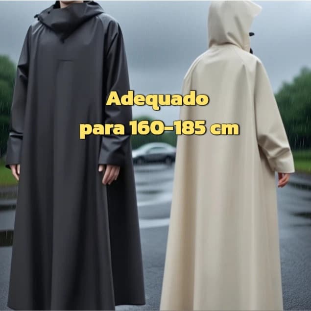 Capa de chuva longa de tecido Oxford para motocicleta adequada para atividades em dias chuvosos