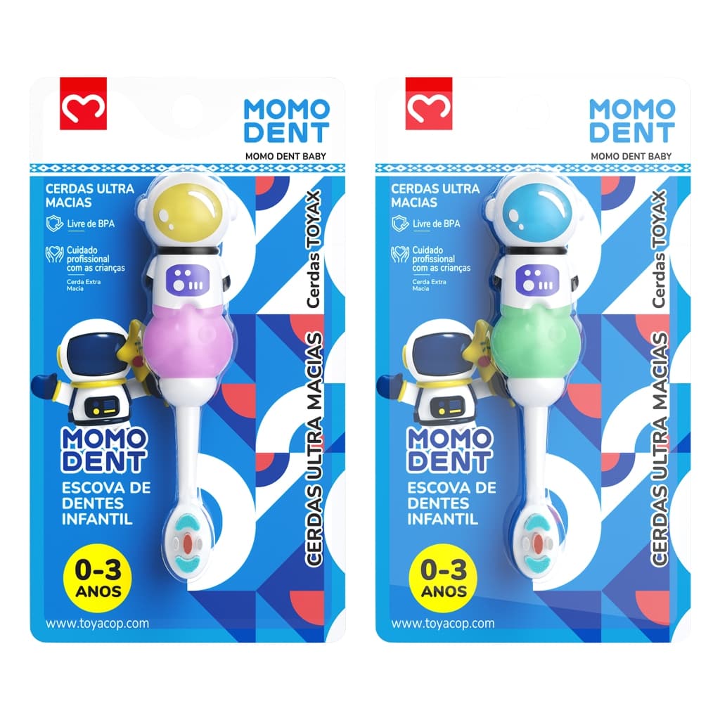 Momodent Escova de Dentes Macia de Silicone Infantil