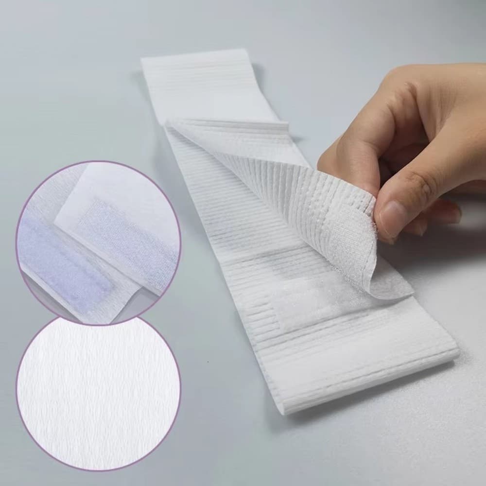 50 Pçs Descartável Headbands Spa Salão Facial Bandana Preto Branco Rosa Elástico Ajustável Fita Mágica