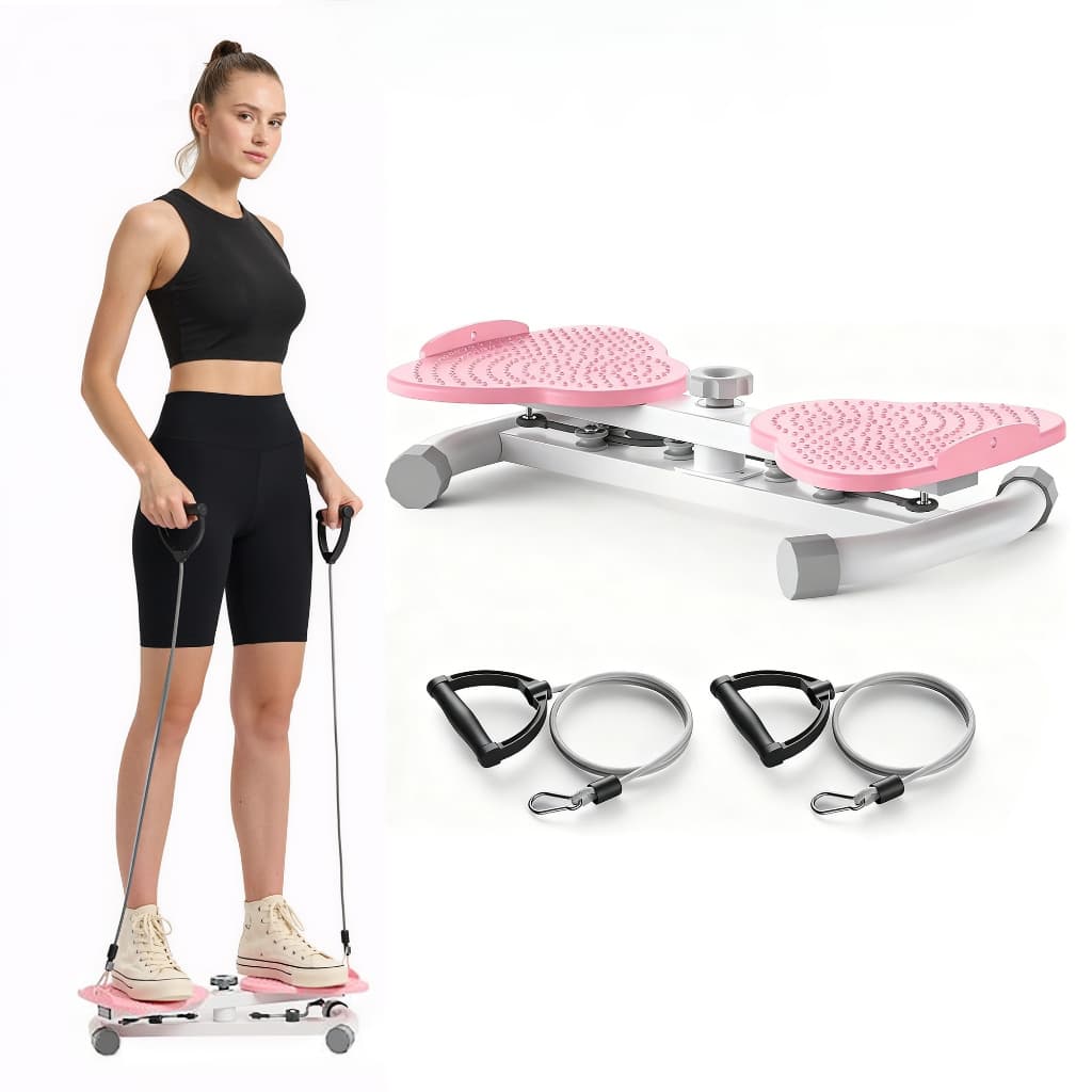 HEROI Modelador de cintura giratório, linhas de barriga em formato, suporte de carga de até 136 kg