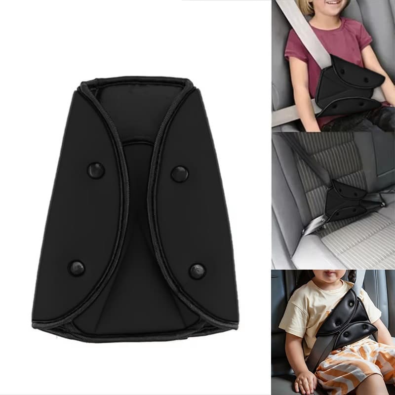 Suporte Posicionador Ajustador De Cinto De Segurança Infantil Para Conforto De Viagens De Carro