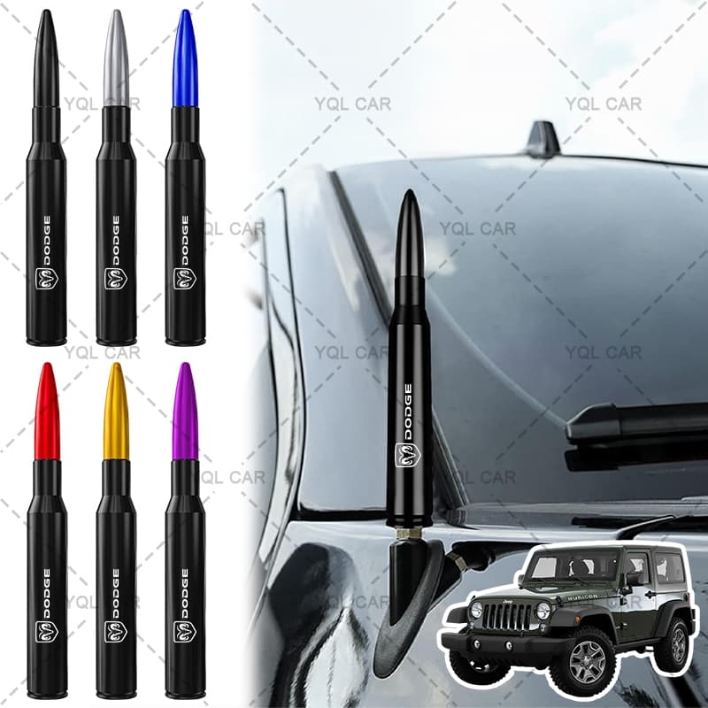 1 Pçs Cabeça De Bala Antena Do Carro Substituição Impulso Mastro Para Dodge Challenger RAM 1500 Carregador Avenger Calib