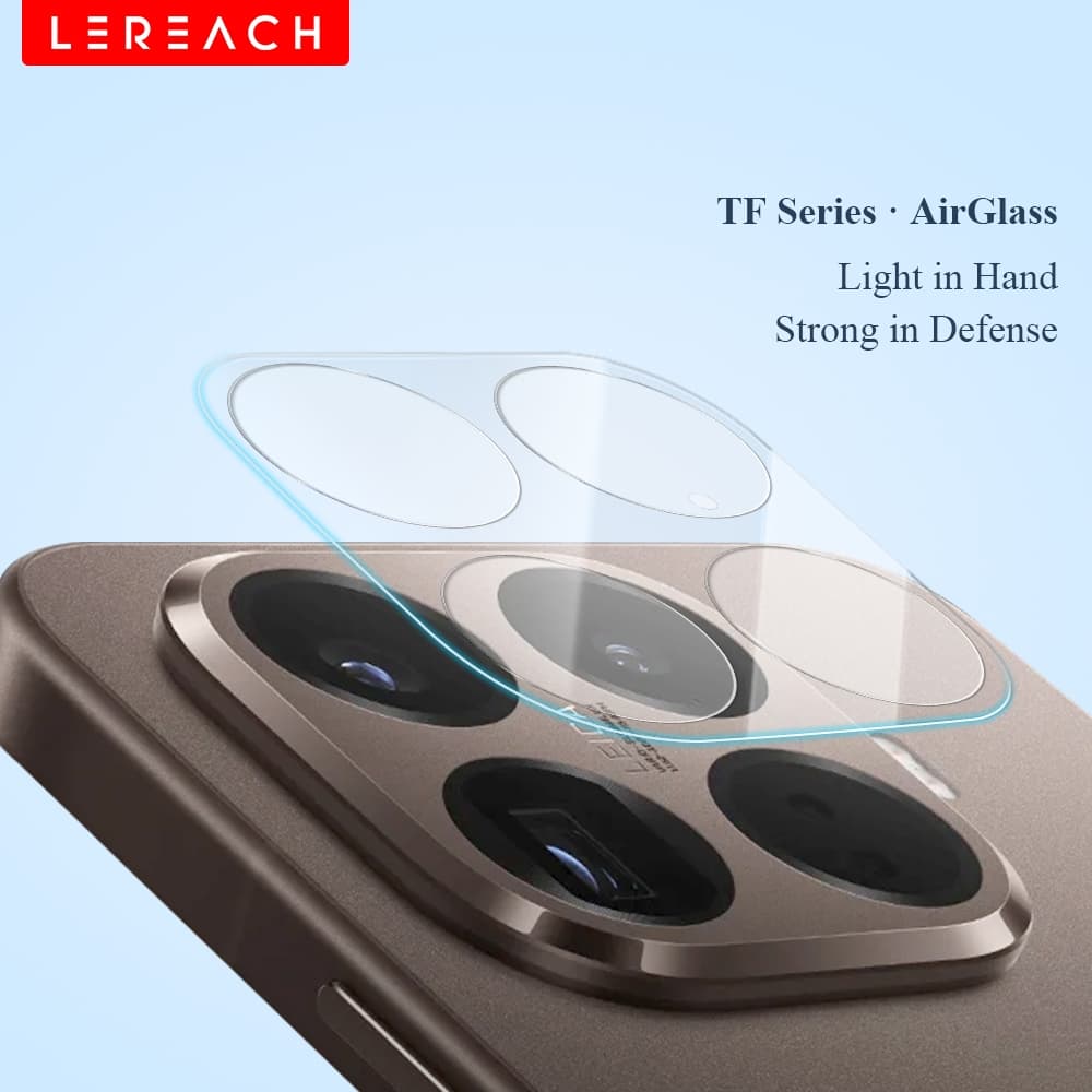 Protetor De Lente De Câmera Lereach Para Xiaomi 15T Pro/15T , Vidro Temperado Ultrafino De 0.3 Mm , Filme HD Anti-Queda 