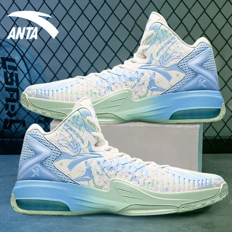 [Klay Thompson] ANTA Men KT FIRE Tênis De Basquete Outfield Calçados Esportivos De Cano Alto 912541604