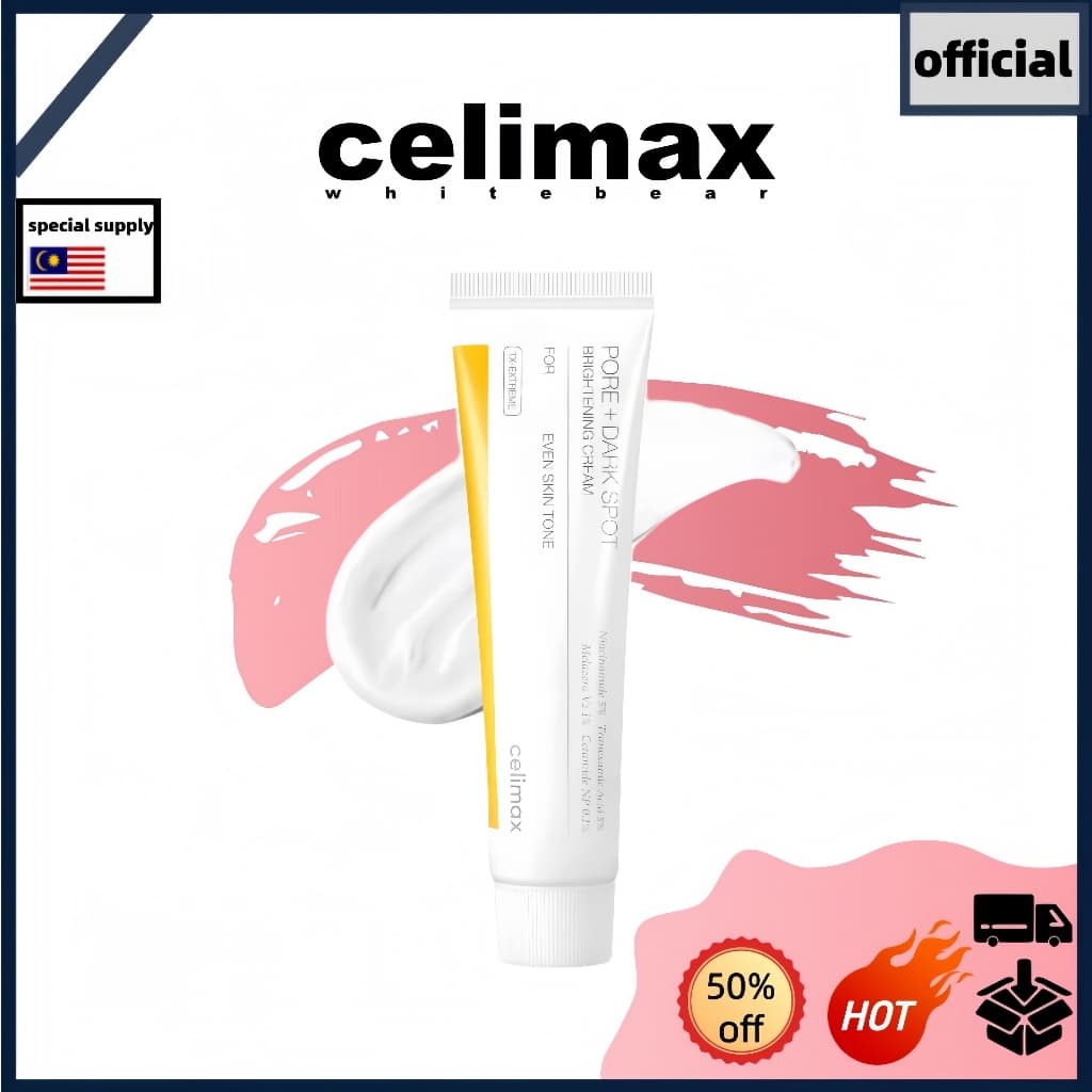 1.15 Creme Iluminador Celimax (De Poros-Aperta E Melhora A Pigmentação Escura 35ml