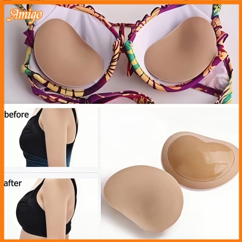 Push Up Bra Pads Inserir Mama Pads Push Up Praia Biquínis Maiô Tampa Do Bocal Roupa Interior