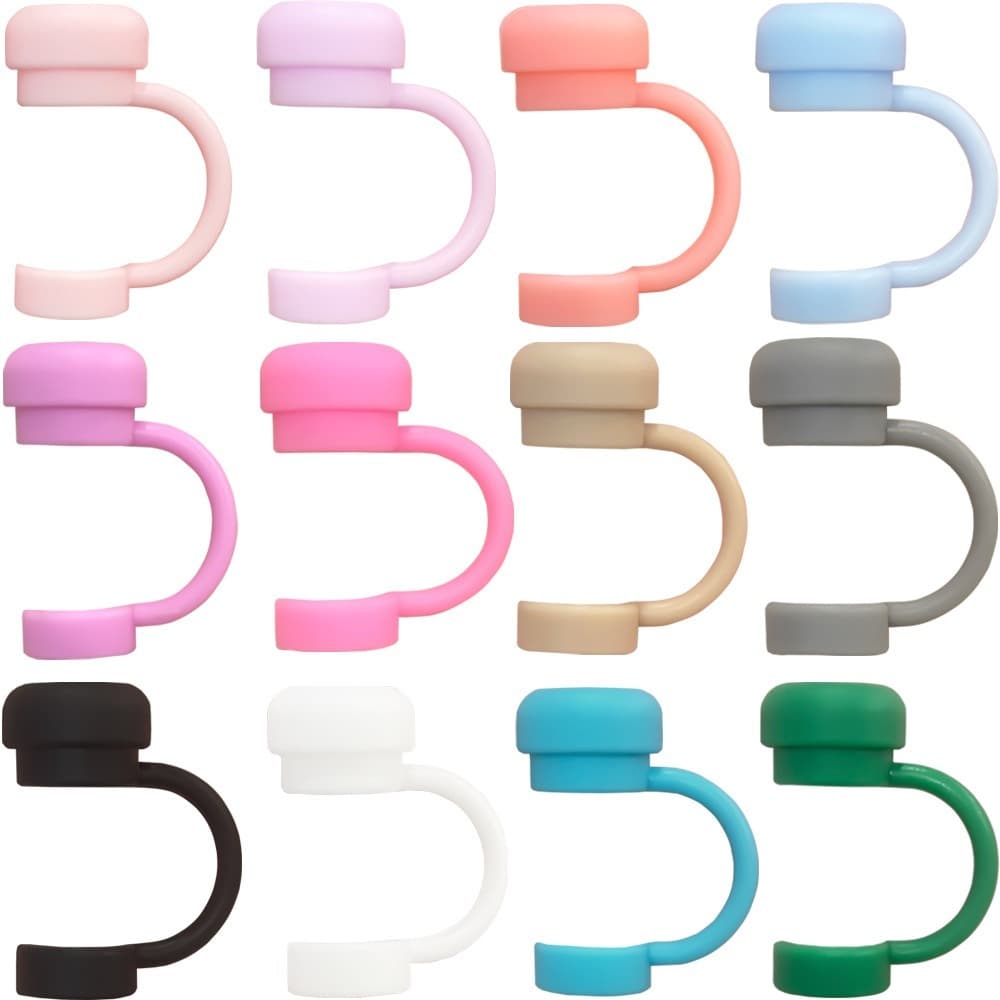 1 Peça Em Forma De Cogumelo E Coelho 10mm Capa De Palha Stanley Compatível30 40 Onças Capas De silicone Reutilizáveis Ta