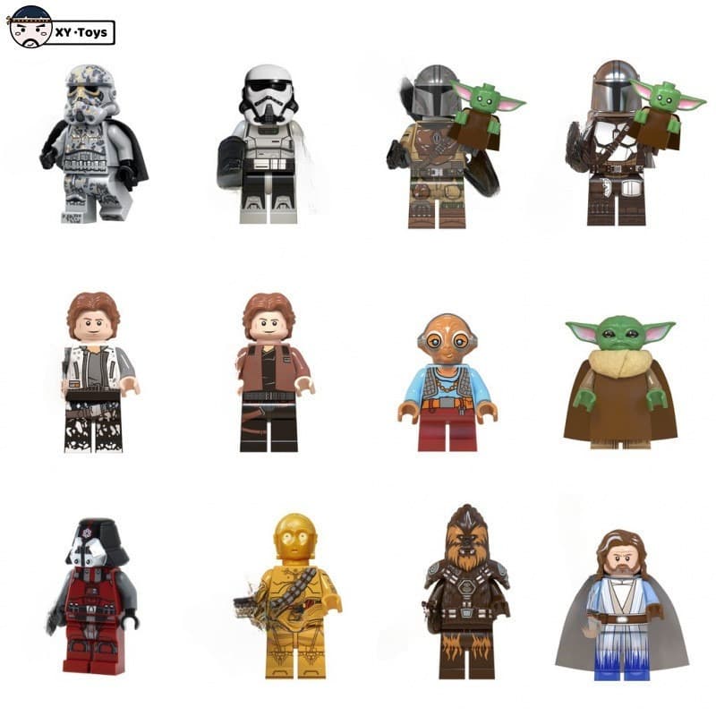 Blocos Brinquedos Infantis Presentes De Aniversário Pequenos Tarfful Luke Figuras