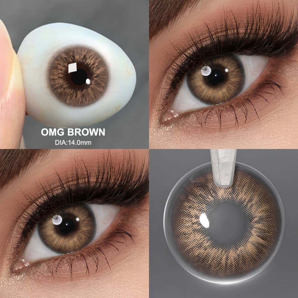 2Pcs Lentes De Contato Coloridas Magister 14,2mm De Maquiagem Podem Ser Usadas 6 Meses