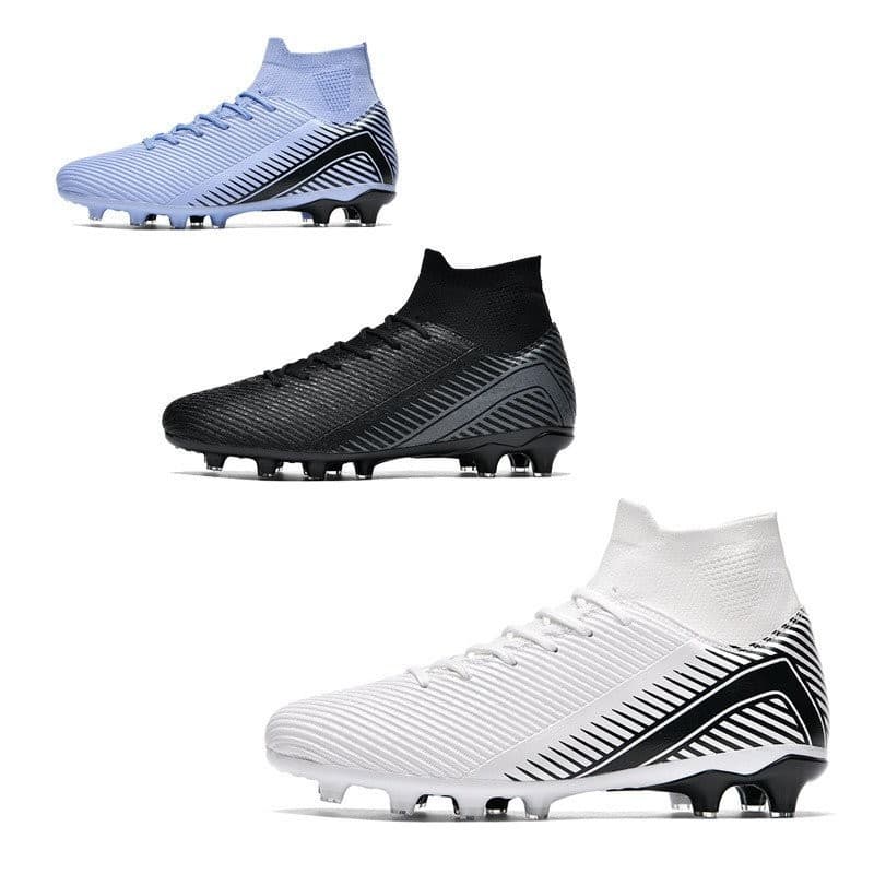 Novo estilo de botas de futebol de cano alto transfronteiriças masculinas, Design de ponta longa - botas de futebol mais