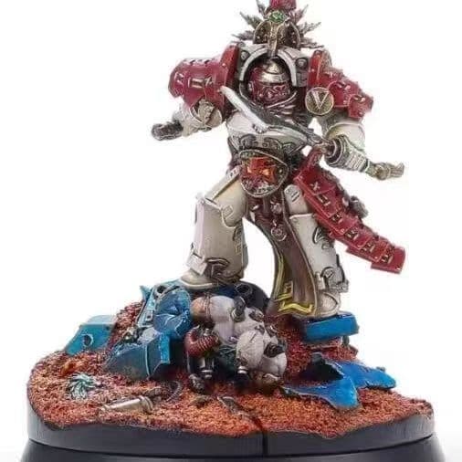 Cicatrizes brancas Qin Summer Resin White Model (versão para colorir desmontada) VWE2