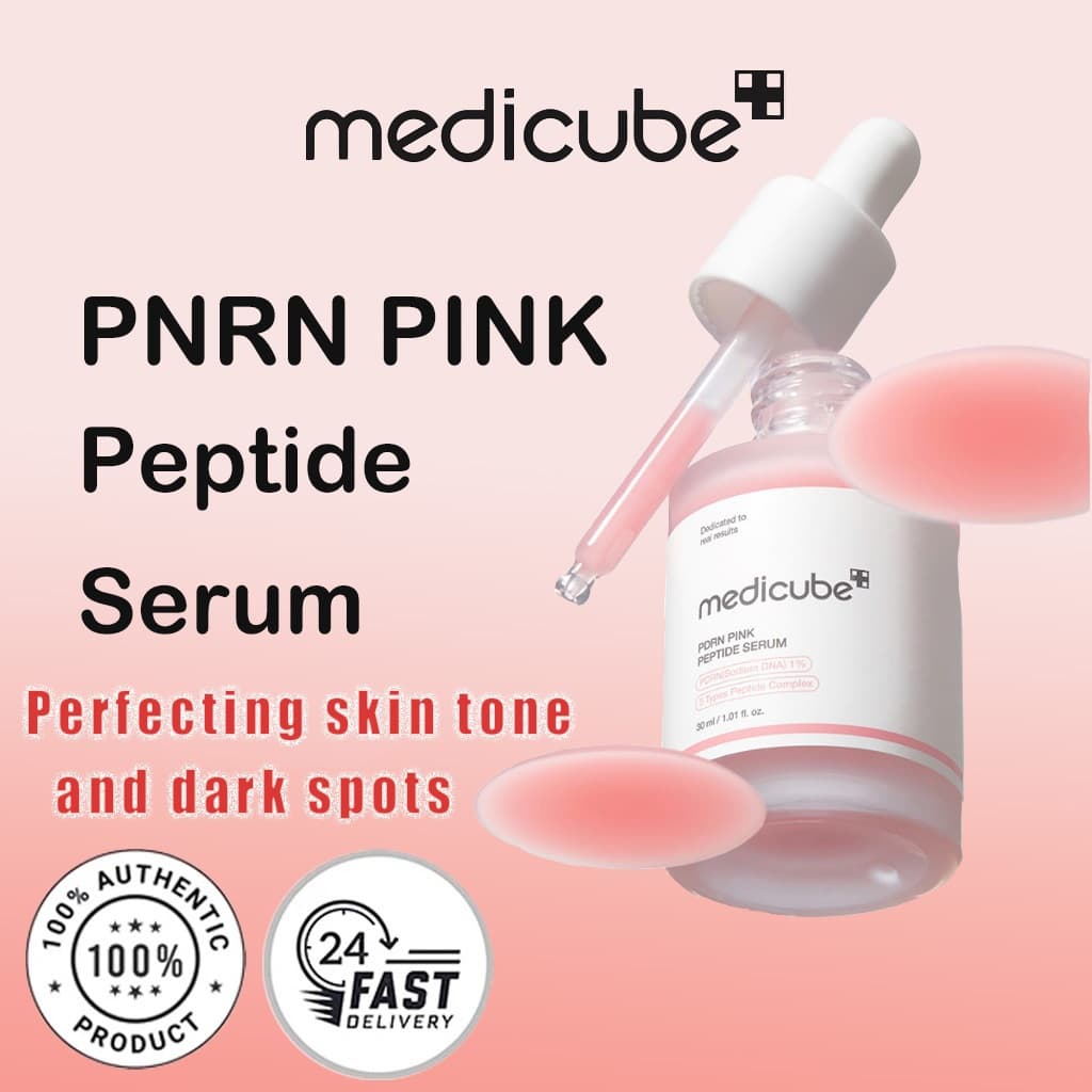 🎉🎉🎉Sérum Peptídeo Rosa Medicube PDRN 30ml | Baixo Irritante Manchas Escuras Brilho De Vidro Colágeno Barreira Iluminador