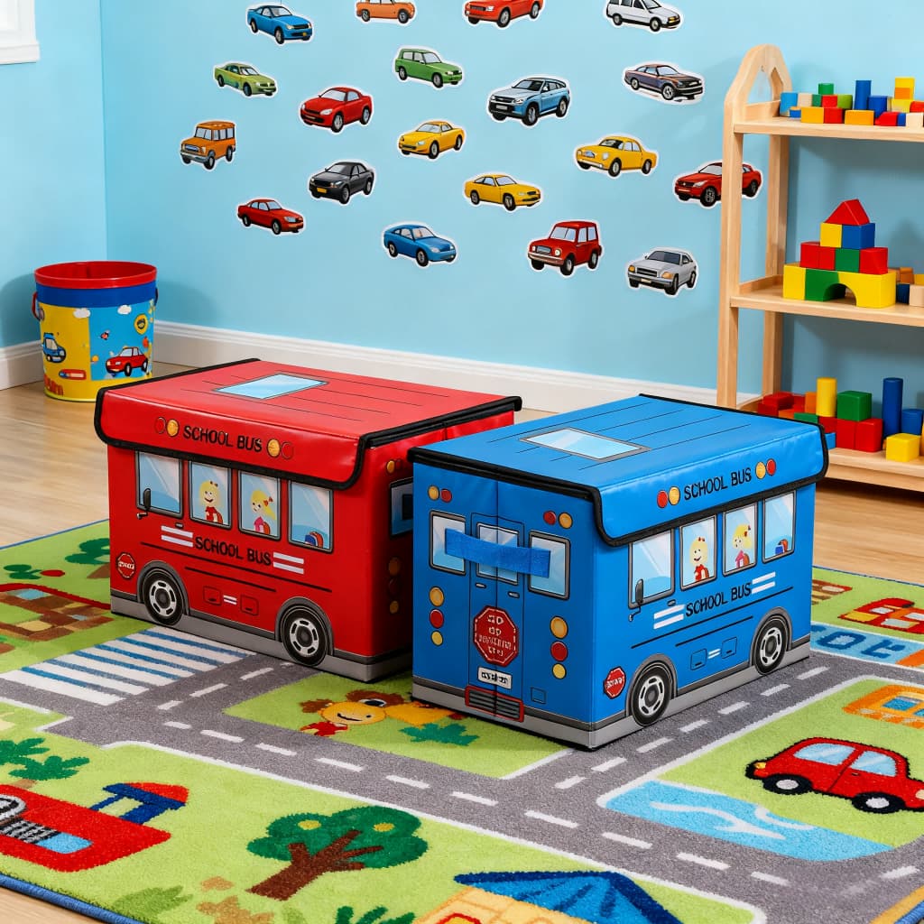 Caixa Organizadora Infantil 23L Multiuso Para Roupa Brinquedos Escolar Menino Menina