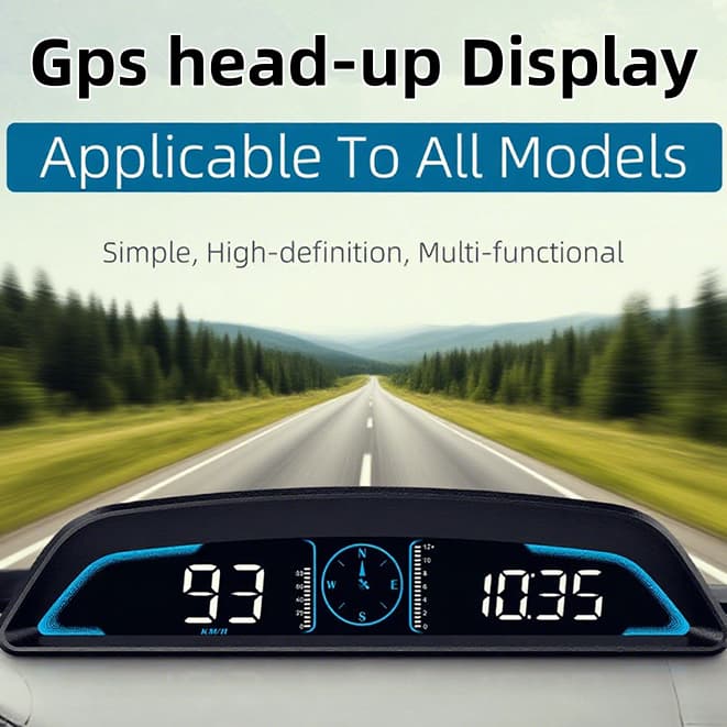 G3 GPS HUD Head-Up Display 5.5 Polegadas , Alerta De Velocidade E Fadiga , Escurecimento Automático