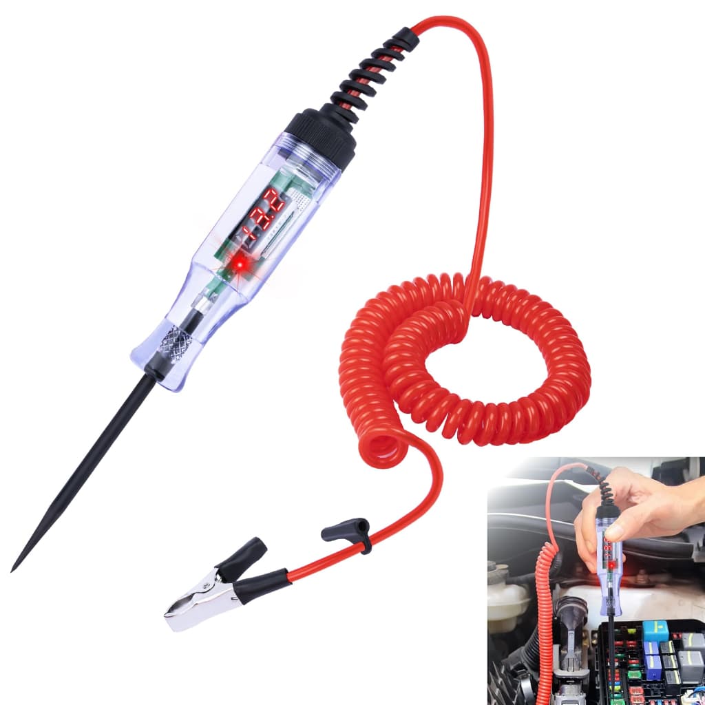 Testador De Circuito De Tensão Para Caminhão De Carro Ferramentas Auto 9V-72V Sonda De Diagnóstico Elétricas Caneta De M