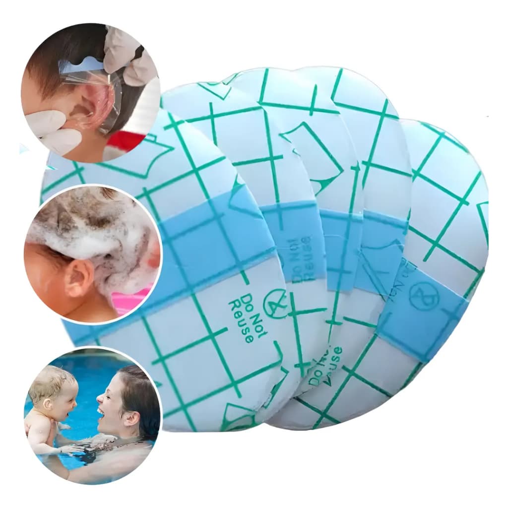 Kit 100pcs Adesivo Impermeável Orelha Banho Natação Infantil Adulto