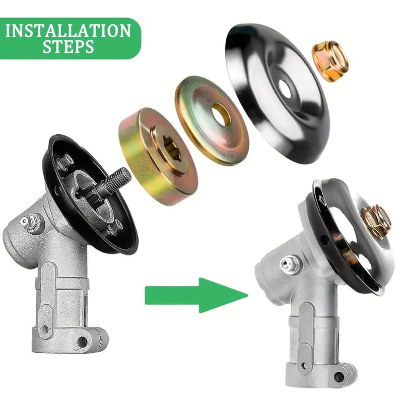 Ponteira Roçadeira Gasolina 9 Estrias com Eixo 26 Mm