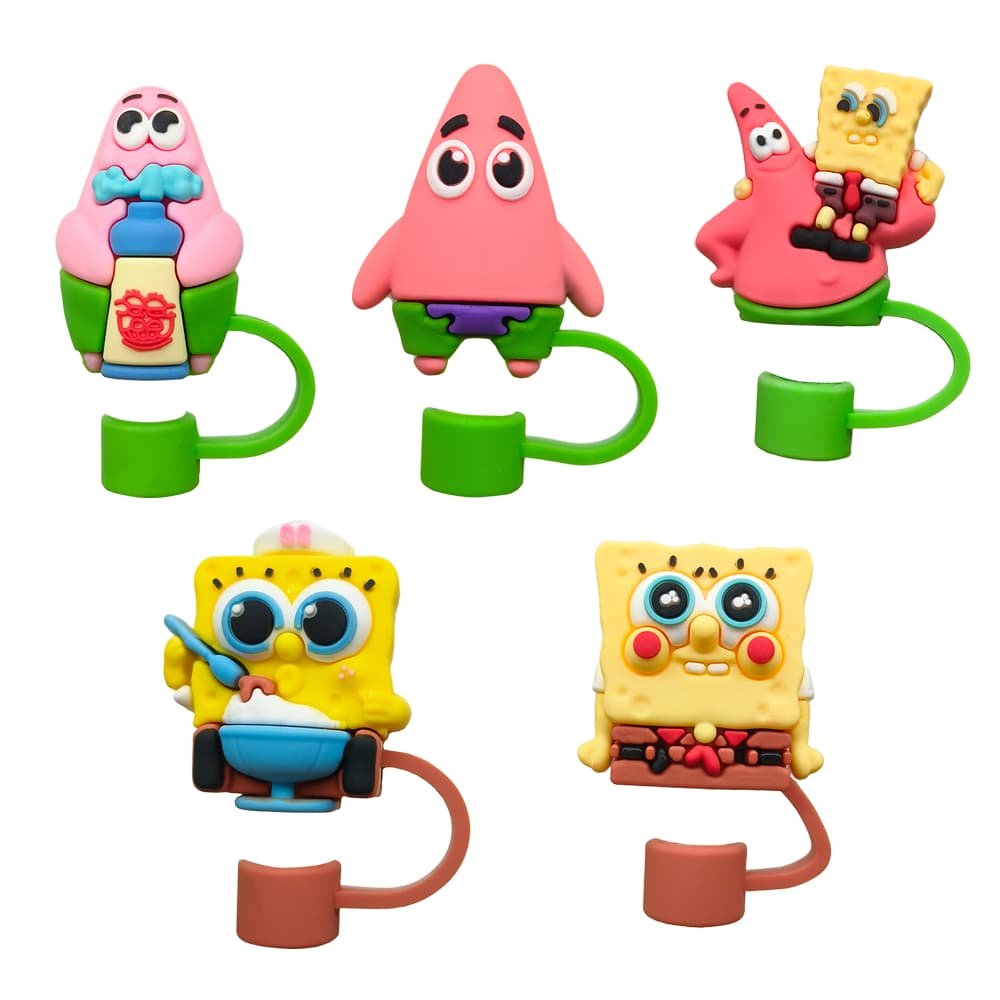 1 Pçs Série Esponja Tampa De Palha Para 10mm Pontas Tampas Reutilizáveis À Prova De Poeira Topper Decoração De Festa