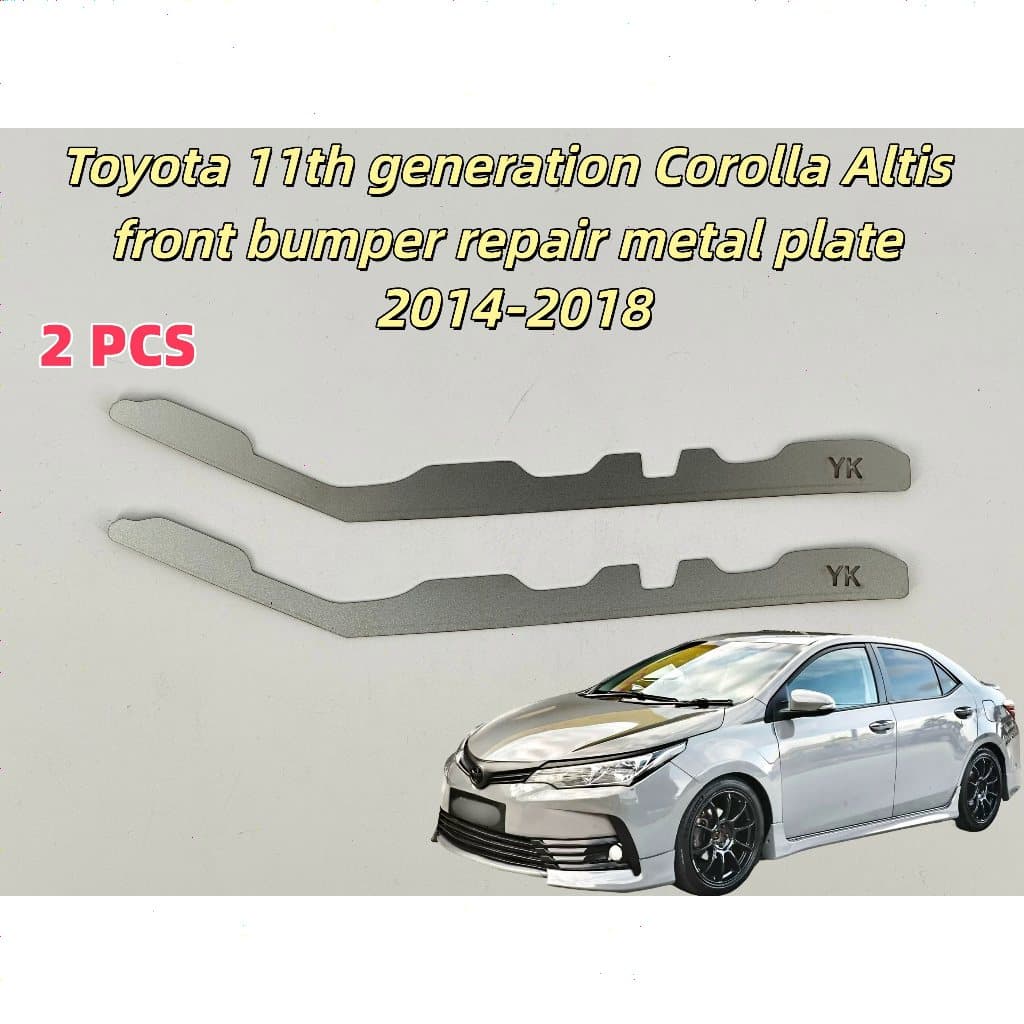 Adequado para Toyota 11a geração Corolla Altis placa de Metal para reparo de para-choque dianteiro 2014-2018