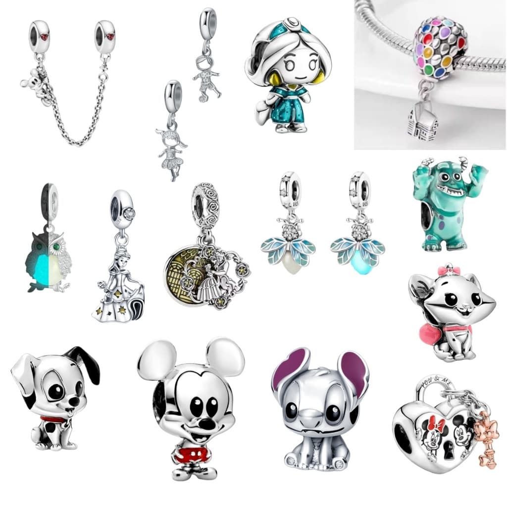 [Venda quente] S925 prata artesanal DIY criação gratuita|Acessórios para pingente de joias charmosas