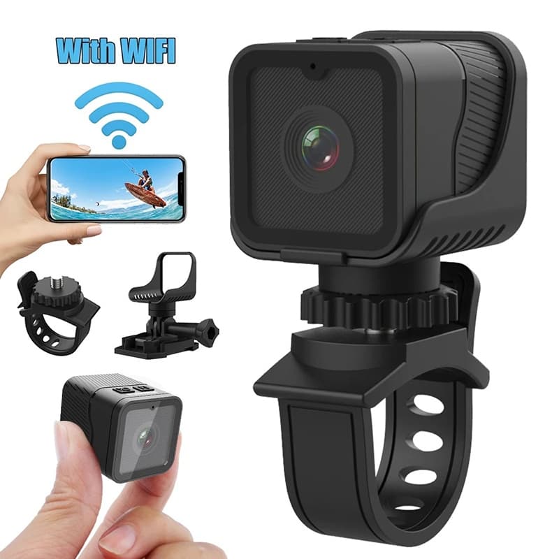 Mini Esporte DV Câmera De Ação HD 1080P Bicicleta Capacete Da Motocicleta Vídeo Ao Ar Livre DVR Gravador Áudio Traço Cam