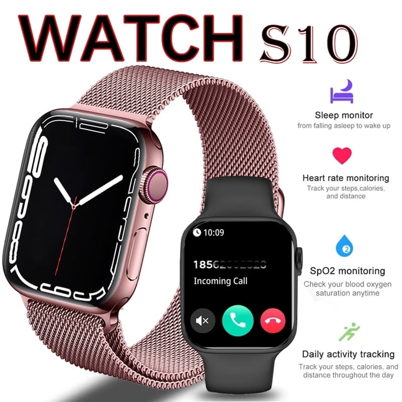 2025 Smartwatch Relogio Inteligente Relógio 10 Chamadas De Presente Esportes Masculino Feminino Android IOS