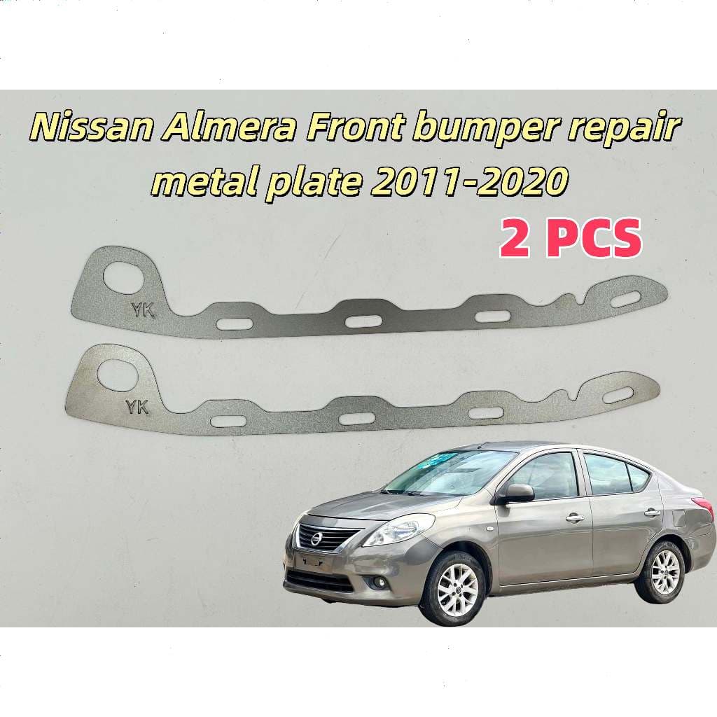 Adequado para placa de Metal de reparo de para-choque dianteiro Nissan Versa 2011-2020