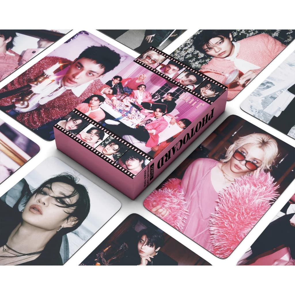 KPOP 55 Pçs/Caixa Stray Kids DO IT KARMA Hollow Mixtape Dominado HOP SKZ Relógio Photocards Álbum LOMO Cartão HYUNJIN Po