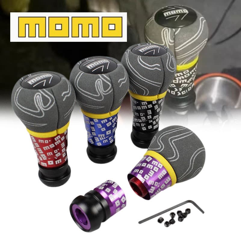 Itsokmomo doodle Camurça Alças De Caixa De Câmbio Automática Botão De Mudança De Marcha Cabeça De Alavanca Para honda ci