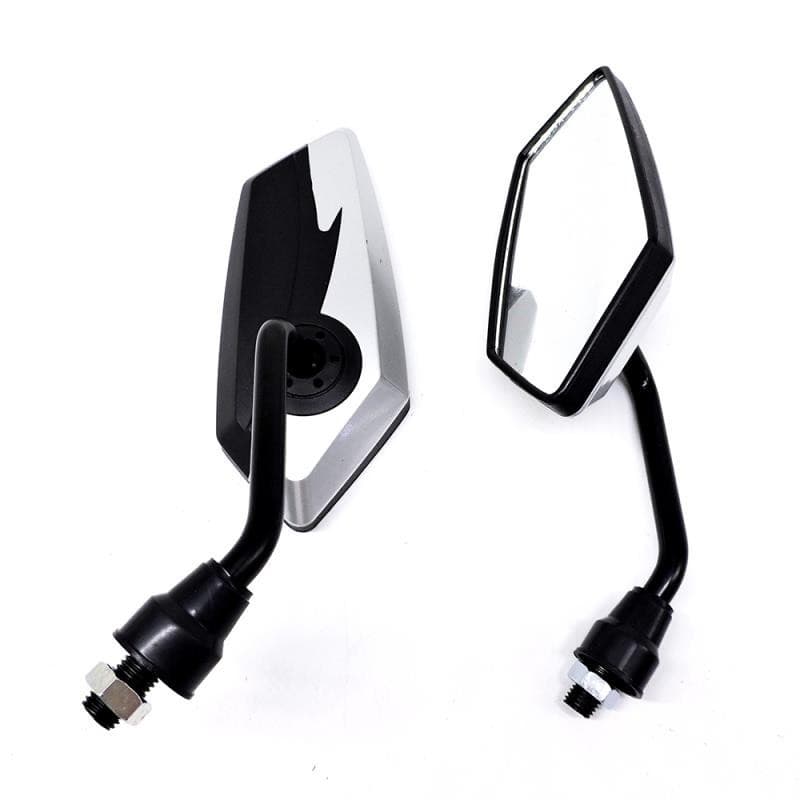 🛵Espelho Retrovisor Universal Para Motocicleta 10MM Lateral ✨ Ajuste A Maioria Das Motocicletas (Rosca De 10 Mm)