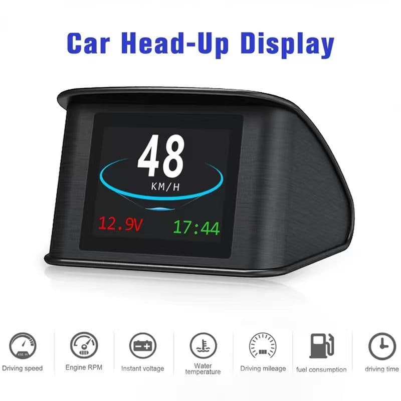 P10 Hud OBD2 Display TFT Tela Código De Falha Carros Universais Transparentes