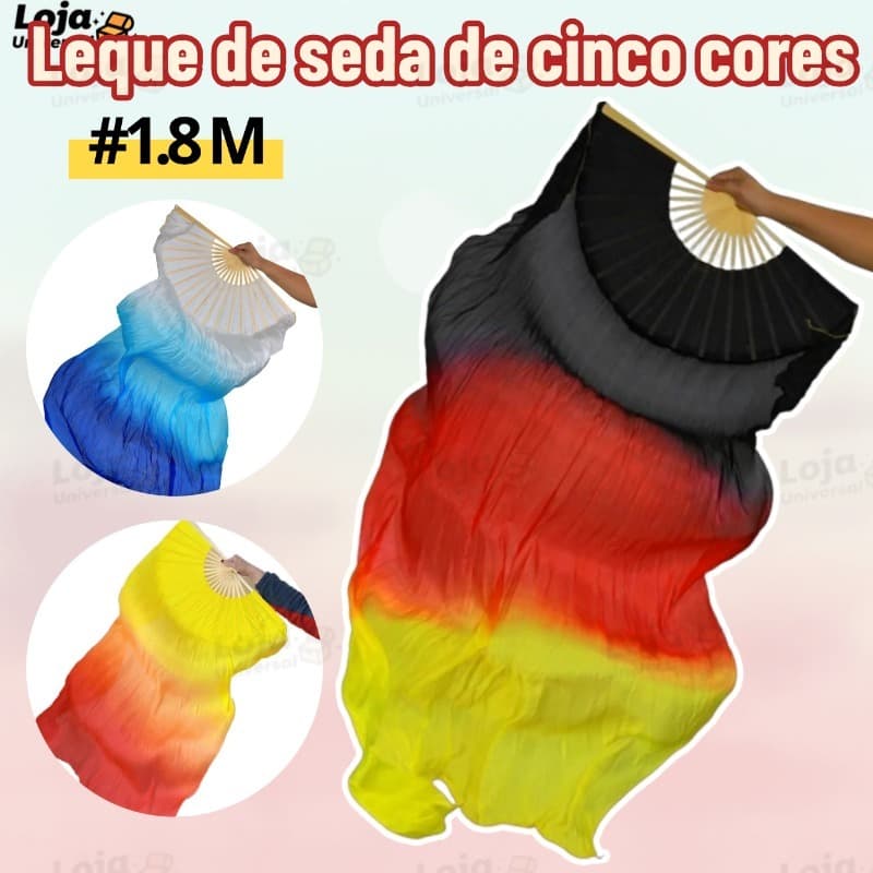 4PCS/2PCS Ventiladores De Dança Do Ventre Véu De Bambu Ventilador De Seda DIY 1.8M-LU