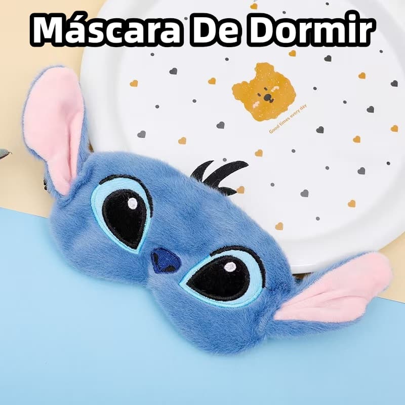 Stitch Máscara De Dormir Pelucia Tapa Olhos Mascara De Descanso Olhos Fofinho Infantil Juvenil Adulto