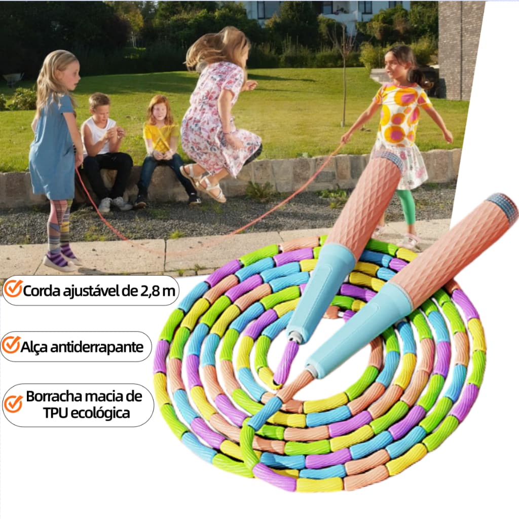 Corda Segmentada Corda De Pular Crossover Com Rolamento