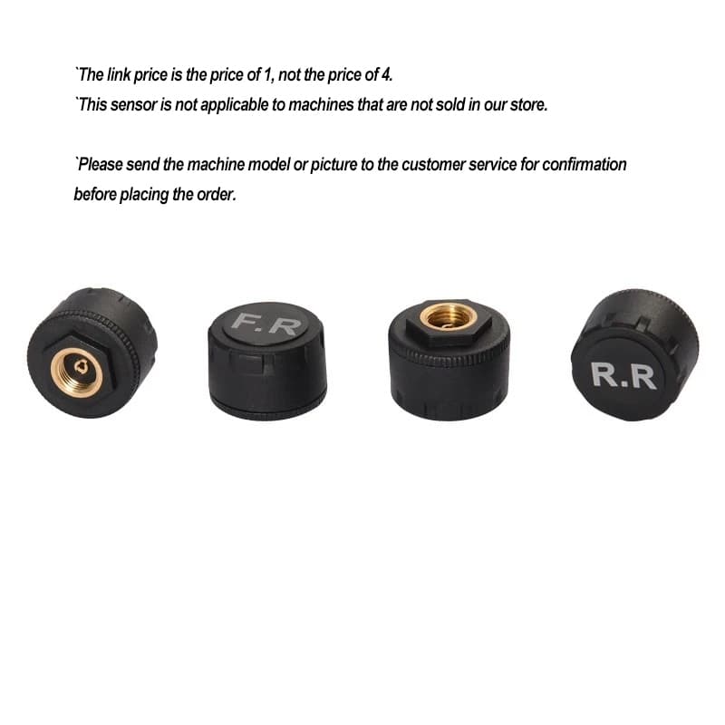 sensor De backup Externo Do Pressão Dos Pneus TPMS De 1 Unidade Aplica-Se Apenas A Esta Loja Para Vender Máquina