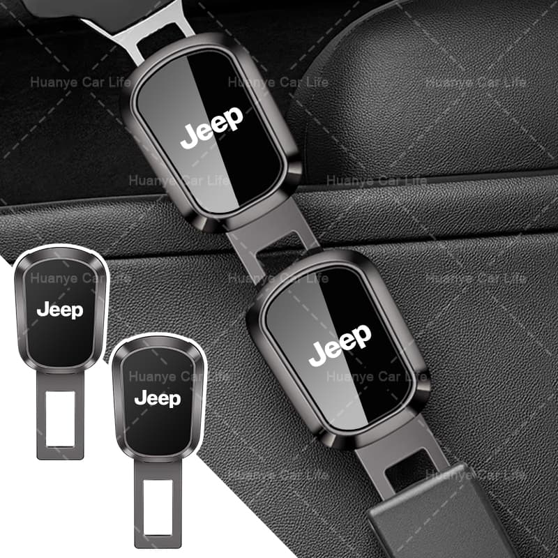 1/2 Pçs Cinto De Segurança Do Carro Bloqueio Fivela Inserção Plug Extensor Para JEEP Grand Cherokee Comandante Renegado 