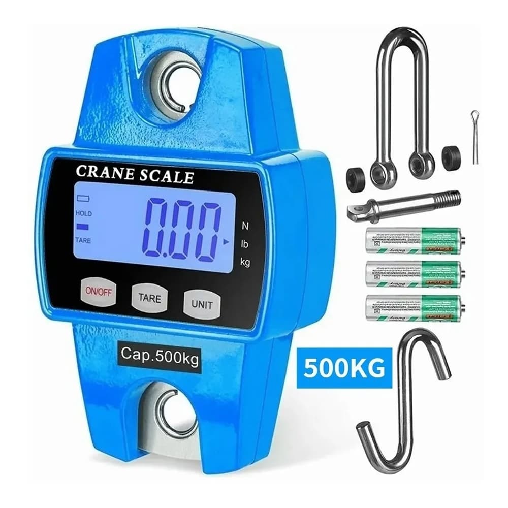 Balança Industrial Digital Portátil Lcd Suspensa 500 Kg