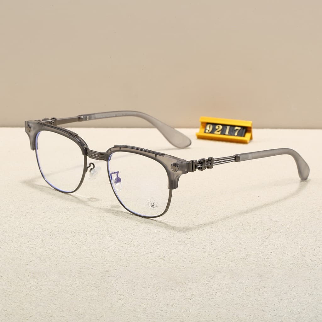 Armação De Titânio Puro Para Negócios , Óculos Semi-Armados Anti-Luz Azul Homens , Miopia Danyang , Atacado