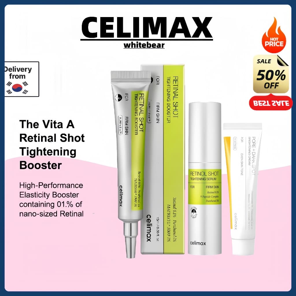 4.4celimax Vita-A Retinal Shot 15ml Essência Facial Coreana , Adequada Para Todos Os Tipos De Pele