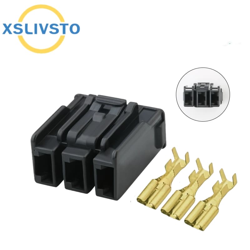 1 Pçs 3pin ECU Caixa plug ACG Conector Chicote De Fios Para VARIO 125 150 2018-2019 PCX150 ADV150 Preto DJ7037B-7.8-21 G