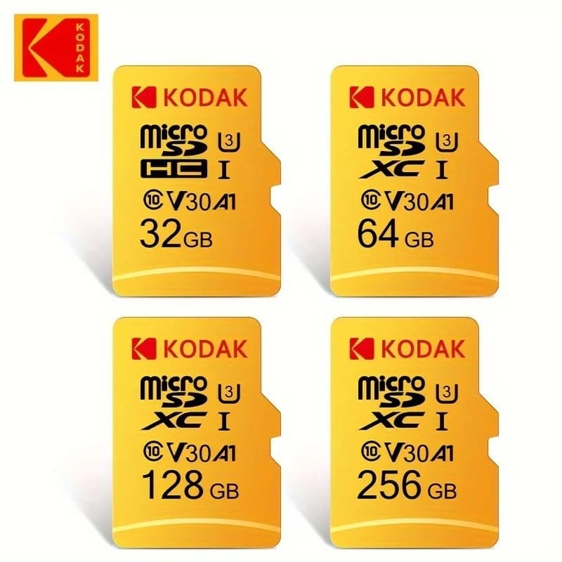 Cartão Micro SD Kodak Mini Classe 10 , Capacidade De 32 Gb-256 , Adequado Para Smartphones , Gravadores De Painel , dron