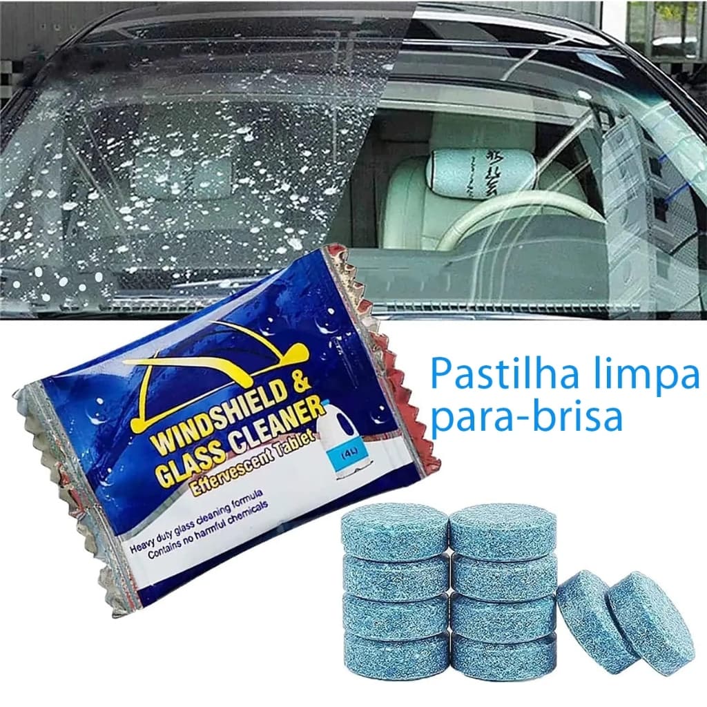 5/10/20pcs Limpador De Pára-Brisas Para Carros Tabletes Efervescentes Lavador De Vidros Acessórios