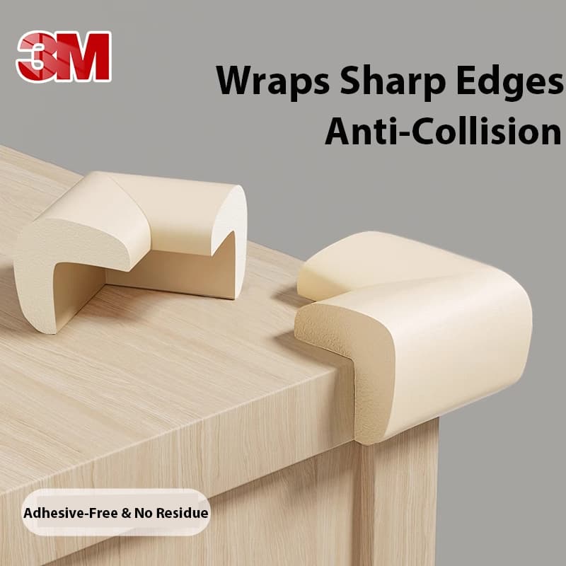 Protetores De Canto Para Bebês Com Borda De Segurança Infantil Adesivos Grossos De 3M Mesas , Armários E Janelas