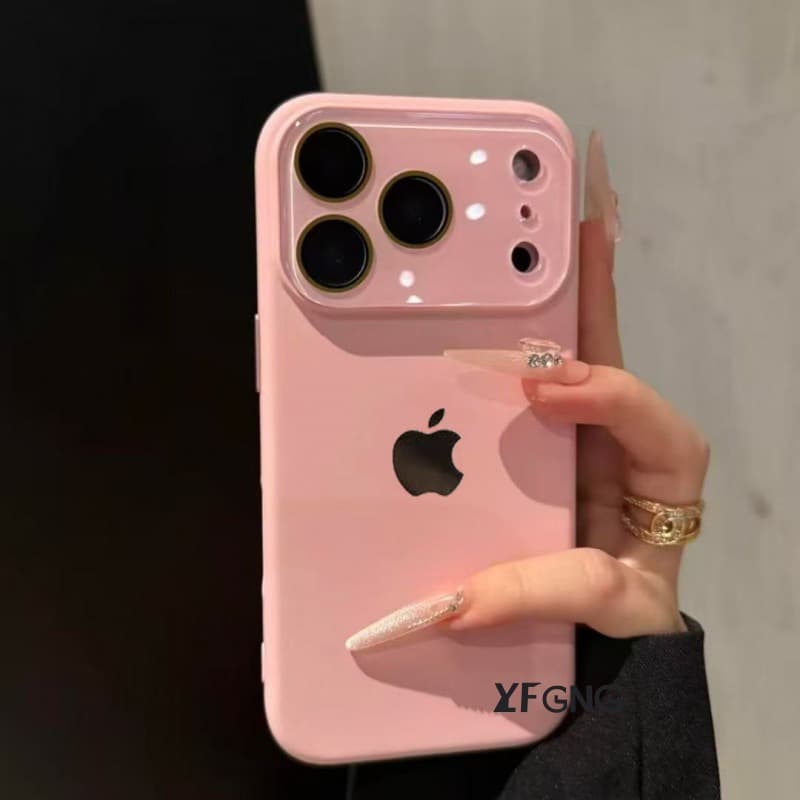 Capa Luxuosa De Proteção Contra Quedas De Silicone Líquido Para iPhone 17 Pro Max 16 15 14 Traseira Anti-Sujeira