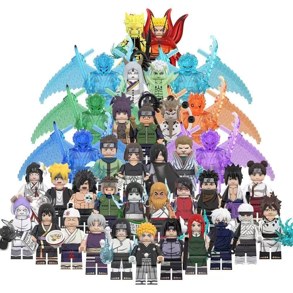 WM6167 WM6154 WM6153 WM6152 Série Anime Action Figure Brinquedos De Coleção De Blocos De Construção Para Crianças